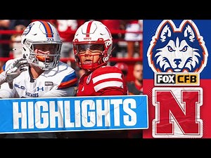 Houston Christian Huskies vs. Nebraska Cornhuskers Highlights | FOX College Football