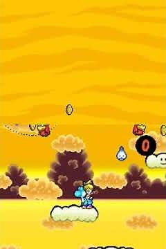 Yoshi's Island DS - Baby Mario, Baby Peach and Baby Donkey Kong crying