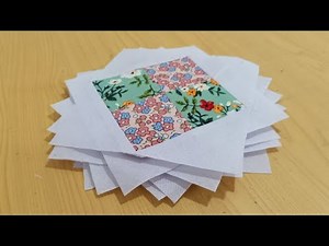 Super easy 4 patch quilt sewing idea