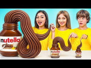 Big, Medium and Small Plate Challenge! Crazy Food Challenges by YUMMY JELLY