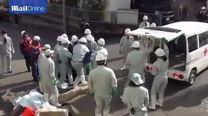 ZOO ESCAPE: Chimpanzee Cha Cha escapes the zoo climbing this electric pole and tries to attack a man in bucket truck after being shot with a tranquilizer ABC Action News | Climbing Man