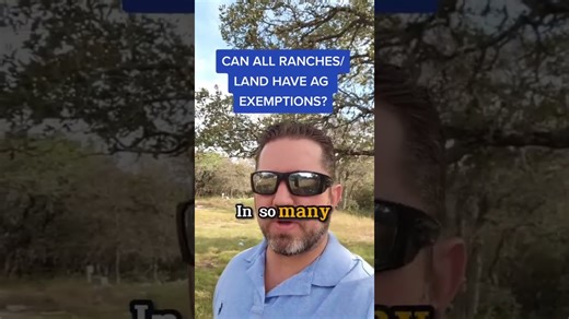 Key facts about property eligibility for ag exemptions in Texas