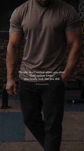 Nobody cares at first… until the results show 👀 #gymquotes #gymreels #gymshorts #fitnessquotes