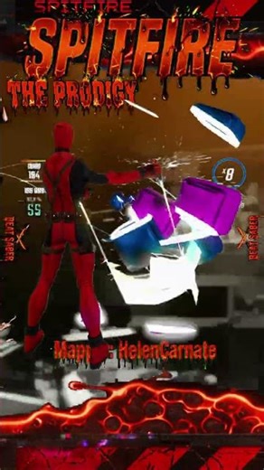 🔥 DEADPOOL GOES FULL SPITFIRE! 🔥Beat Saber #shorts