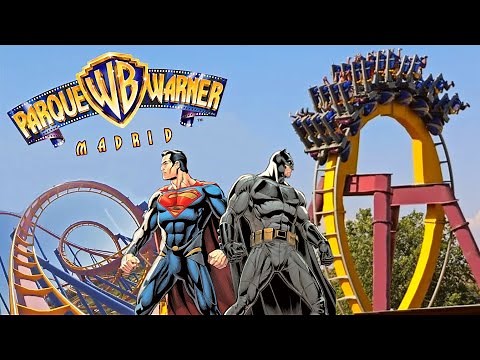 🎢 PARQUE WARNER 2025 Madrid en 2 días (4K) ¡¡Todas las Atracciones y Consejos!! ✅ España