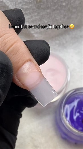 I mixed butter and acrylic together 😬 Using @nitronail acrylic powder A18 15% Off using code EVERYDAYNAILS #nails #nailart #naildesign #longnails #nailshapes #nailstyle #nailsnailsnails #nailideas #nailcolors #nailspolish #nailinspo #acrylicnails #nailvideos #squarenails #nailtutorial #longnails #acrylicnails | Everyday Nail Stylist