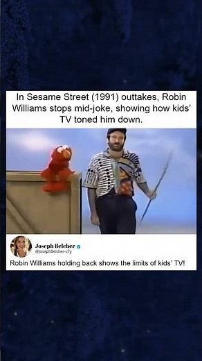 Robin Williams’ Sesame Street Outtakes Reveal Limits
