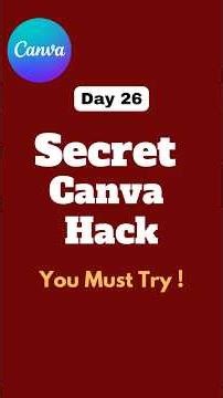 Create Amazing Poster Design in Canva in Seconds 🔥 | Canva Hack for Beginners #shorts #canva #viral