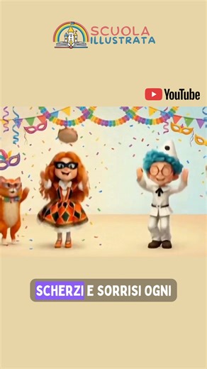 🎭🎶 La canzone di Carnevale più allegra è pronta per entrare in classe! 🎶🎭 Perfetta per scuola dell’infanzia e primaria, da cantare, ballare e vivere insieme ai bambini tra maschere, coriandoli e tanta allegria 🥳 🎒 Ideale per: ✔️ LIM ✔️ Attività musicali in classe ✔️ Festa di Carnevale ✔️ Momenti di movimento, gioco e condivisione 👉 Per ricevere il link diretto: 1️⃣ Metti MI PIACE alla pagina 👍 2️⃣ Commenta scrivendo “LINK” ⬇️ 📩 Ti invieremo il link appena possibile! 💛 Condividi il post