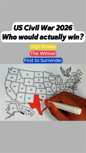 US Civil War 2026: Who Would Actually Win?