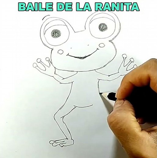 Dibujamos y Coloreamos El Baile de la Ranita | Dibujos para niños