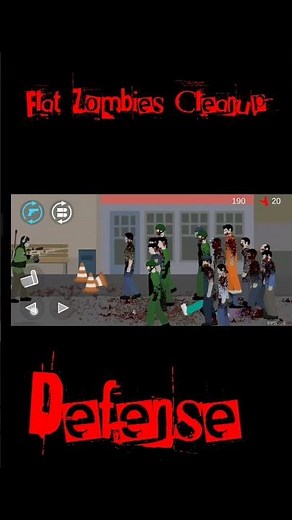 Flat Zombies Cleanup Defense