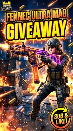 I'm Giving Away Fennec Ultra Mag Attachment for free! #codmobile #codm #dmz