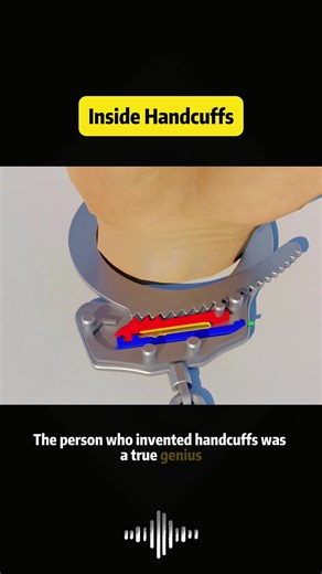 Inside Handcuffs #science #knowledge #usa🇺🇸 #fyp #tiktok | cuffs