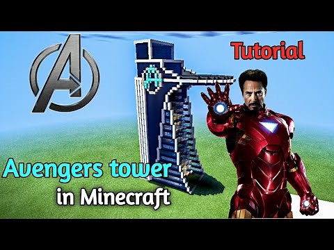 How to make Avengers Tower in Minecraft.. Tutorial / Unique Gamer