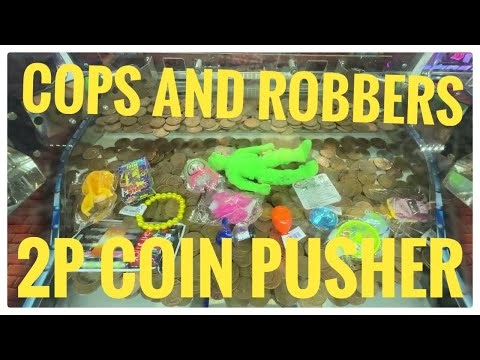 Cops & Robbers! Coin Pusher Winning Tickets for Prizes! Surfside Family Amusements, Lytham St Annes.