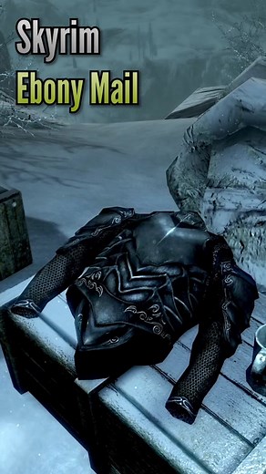 Exploring Skyrim's Ebony Mail Armor - Gameplay Highlights