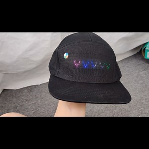 Watch Bluetooth Led Message Hat LED Smart Cap Words for Party on Amazon Live