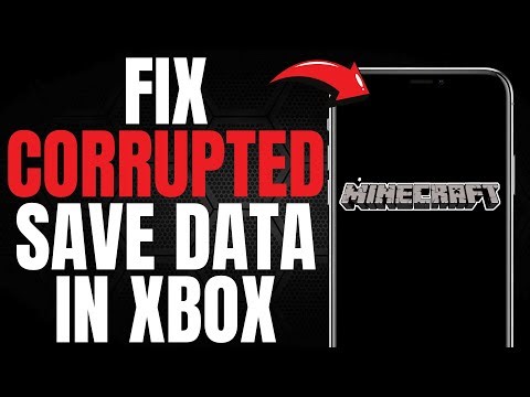 EASY FIX to CORRUPTED SAVE DATA on XBOX Minecraft! (FULL GUIDE) [2025]