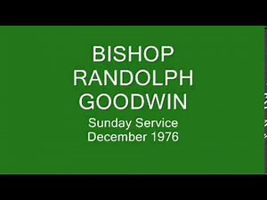 Bishop Randolph Goodwin 1