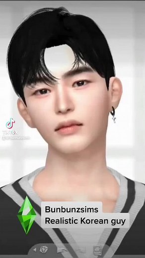 The Sims 4: Realistic Korean Male Sim Creation