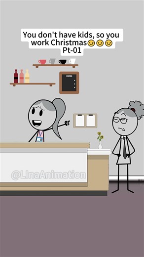 You don’t have kids so you work Christmas Audio credits @Faithb6770 #animation #work #manager #usa #animationmeme