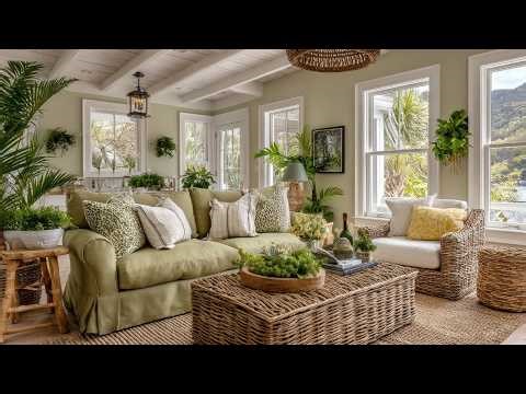 Cottage Living Inspiration 2026🌿 Green & Yellow English Farmhouse Tour