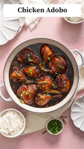 244K views · 6.9K reactions | Chicken Adobo is SO juicy 襤 This Filipino chicken adobo recipe is incredibly easy to make and yields the most comforting, fall-off-the-bone chicken. It’s savory, tangy, garlicky, and addicting. Tap the link in my bio for ALL of my guided recipes then search “adobo” on my website✨ . . . . #chickenadobo #easymeals #Easyrecipes #filipinorecipes #comfortfood #asianrecipes #filipinofood | Takes Two Eggs | Facebook