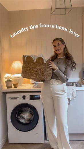 Helena Jones on Instagram: "ad LAUNDRY TIPS I SWEAR BY 🫧 Little things that help keep clothes fresher, fabrics lasting longer, and wash days feeling a little less of a chore 😌 Our washing machine is @boschhomeglobal and it has sooo many different settings which comes in really useful depending upon what I’m popping on to wash! Let me know if you’ve any good tips which I need to try!!🫶🏼 . . . #laundryroom #utilityroom #laundrytips #laundryhacks #boschhomeappliances #boschhome"