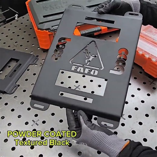Wall & Floor mount for Klein MODbox toolboxes, America Made, heavy-duty, low-profile