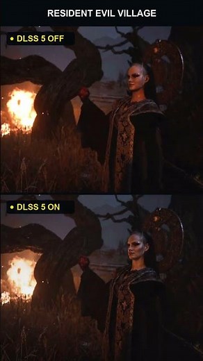 Resident Evil Village With DLSS 5 Is Uncomfortably Real – OFF vs ON #residentevil #dlss5