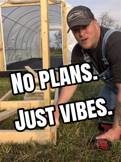 We just finished building our 10x20 greenhouse at Waterloo Farm, so today we added a simple 8 foot pottingbench using leftover 2x4s and OSB scraps. Also… had to put the mini dumper to work because why carry wood when you don’t have to? This is a no-plan, real-life build, mistakes included. Follow along as we turn this greenhouse into a fully functional growing space. #greenhouse #homesteadlife #diyproject #farmtok #gardentok