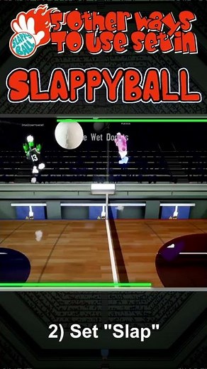 Slappyball: 5 Ways to hit the ball with set #shorts