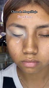 Foxy eyes 🖤 #foxyeyesmakeup #makeuptutorial #foxyeyestutorial | Makeup Fernanda Luque