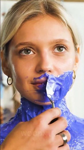 Mastering the Art of Body Casting: A Fun DIY Adventure! #Shorts