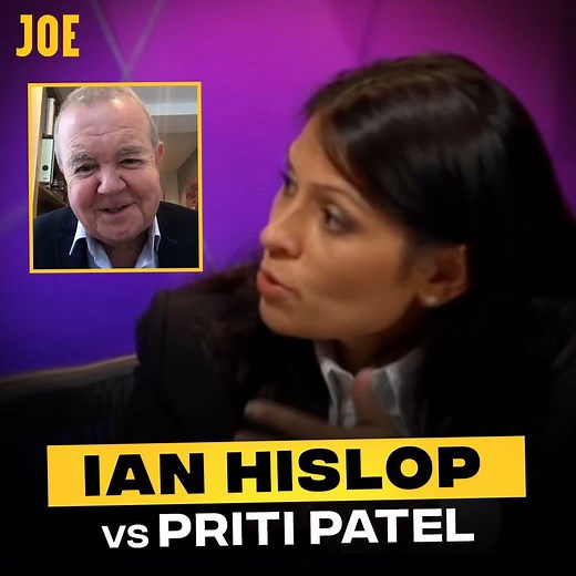 “The idea seemed to flummox her.” Ian Hislop revisits his encounter with now home secretary Priti Patel over the death penalty. | JOE.co.uk