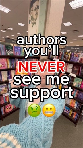 Authors you’ll never see me support #books #booktok #booktube #reading #bookreview #bookish #read