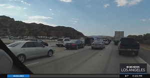 Route Fire damages 5 Freeway in Castaic, multi-lane closures expected to last through weekend