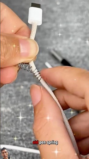 DIY. The strongest protection on the charger cable hp #tools #diy #shorts