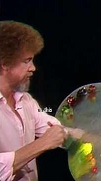 Bob Ross shows you how to use a Liner Brush to add some trees to your painting