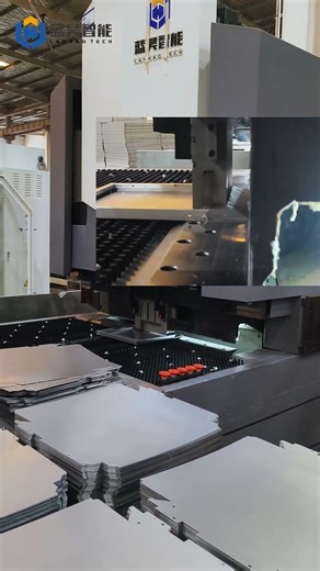 High-Efficiency Batch Bending with LANHAO Panel Bender | Fully Automated Sheet Metal Forming #cnc