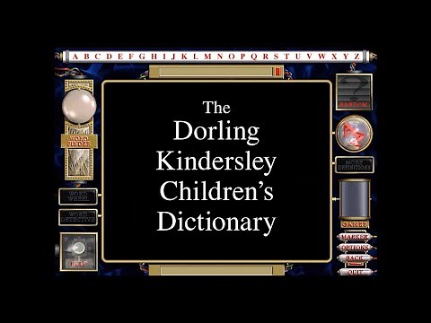 The Dorling Kindersley Children's Dictionary - All Alphabet Index Animations