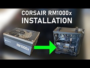 Corsair RM1000x Power Supply Installation
