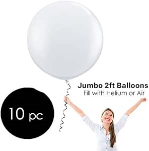 Celebrity 24DCL 24" Latex Balloons, Clear (Pack of 10)