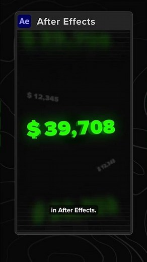 Create a Number Counter in After Effects 💯