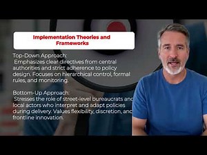 Public Policy and Administration Module 4 Policy Implementation; Challenges, Strategies, and Instit