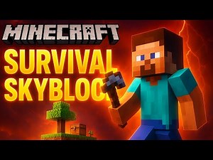 “Skyblock Survival Challenge | Minecraft Ep 1: First Island”