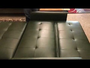 How to convert loveseat into bed