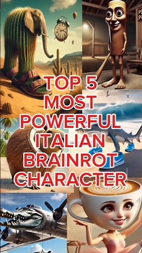 TOP 5 POWERFUL BRAINROT CHARACTER