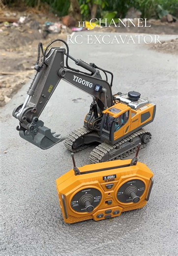 11-Channel RC Excavator Toy for Kids: Fun Learning Toy